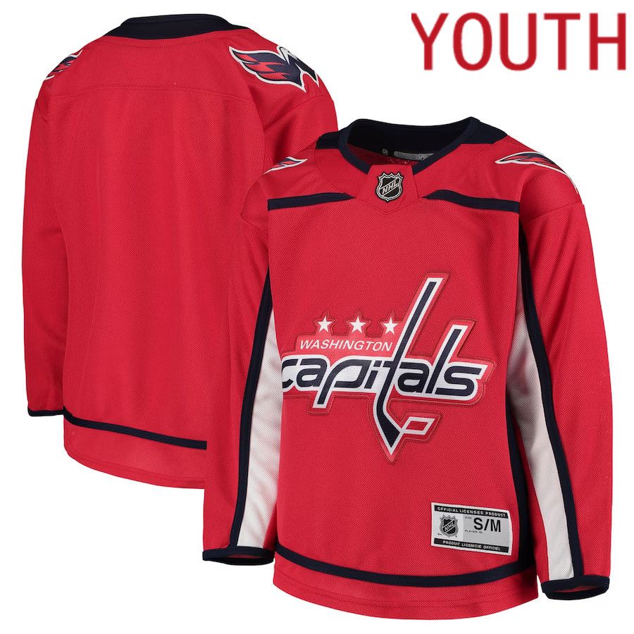 Youth Washington Capitals Red Home Premier Team NHL Jersey
